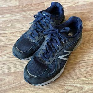 NEW BALANCE 990v4 Mens Navy Shoes Size 8.5D US Made in USA